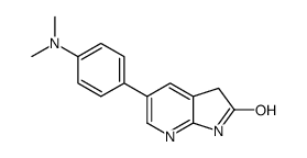5-(4-(dimethylamino)phenyl)-1H-pyrrolo[2,3-b]pyridin-2(3H)-one Structure