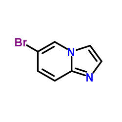 6-溴-咪唑并[1,2-a]吡啶结构式