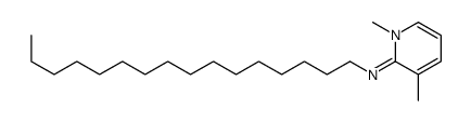 N-hexadecyl-1,3-dimethylpyridin-2-imine Structure