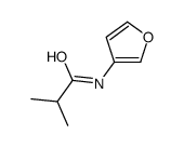 N-(furan-3-yl)-2-methylpropanamide结构式