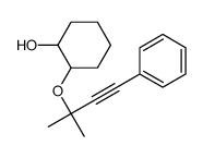2-(2-methyl-4-phenylbut-3-yn-2-yl)oxycyclohexan-1-ol结构式