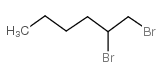 1,2-DBROMOHEXANE structure