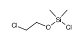 chloro(2-chloroethoxy)dimethylsilane Structure