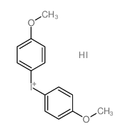 4,4'-dimethoxydiphenyliodonium iodide Structure