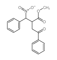 Benzenebutanoic acid, a-(nitrophenylmethyl)-g-oxo-, methyl ester Structure