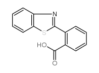2-(1,3-苯并噻唑-2-基)苯甲酸结构式