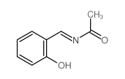 Acetamide,N-[(2-hydroxyphenyl)methylene]- Structure