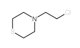 Thiomorpholine,4-(2-chloroethyl)- Structure