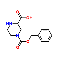 4-N-CBZ-2-piperazine carboxylic acid Structure