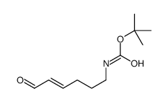 Carbamic acid, [(4E)-6-oxo-4-hexenyl]-, 1,1-dimethylethyl ester (9CI)结构式