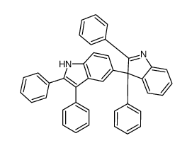 3-(2,3-diphenyl-1H-indol-5-yl)-2,3-diphenylindole结构式
