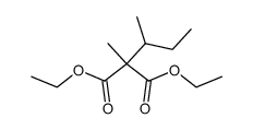 ethyl 2,3-dimethyl-2-carboethoxypentanoate结构式