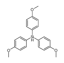 tris(4-methoxyphenyl)silane结构式