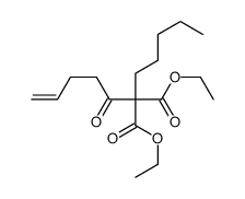 diethyl 2-pent-4-enoyl-2-pentylpropanedioate Structure