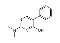 2-(dimethylamino)-5-phenyl-1H-pyrimidin-6-one结构式