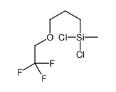 dichloromethyl[3-(2,2,2-trifluoroethoxy)propyl]silane Structure