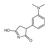 3-[3-(dimethylamino)phenyl]pyrrolidine-2,5-dione Structure