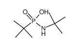 N,P-di-tert-butylphosphonamidic acid结构式