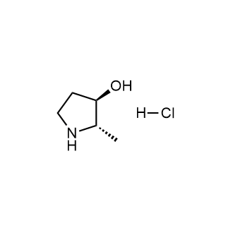 (2S,3R)-2-甲基吡咯烷-3-醇盐酸盐结构式