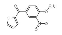 (4-甲氧基-3-硝基苯基)-(2-噻吩)甲醛结构式