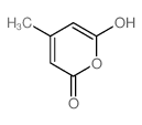 6-hydroxy-4-methyl-pyran-2-one Structure