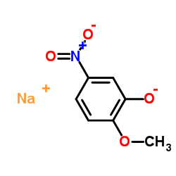 Sodium 5-nitroguaiacolate Structure