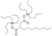 2-辛基丁二酸二(三丁基锡)结构式