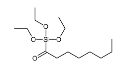 1-triethoxysilyloctan-1-one Structure