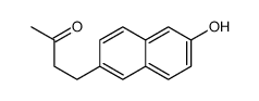 4-(6-hydroxynaphthalen-2-yl)butan-2-one结构式