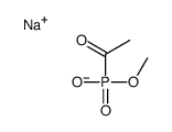 methyl acetylphosphonate Structure