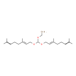 (E,E)-bis[(3,7-dimethyl-2,6-octadienyl)oxy]methoxymethylsilane结构式