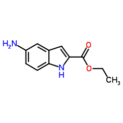 5-氨基吲哚-2-甲酸乙酯结构式