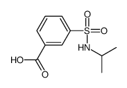 3-[(异丙氨基)磺酰基]苯甲酸结构式