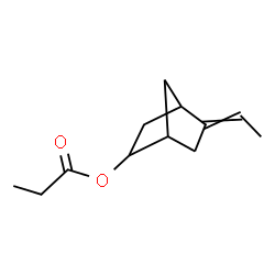 5-ethylidene bicyclohept-2-yl propionate结构式