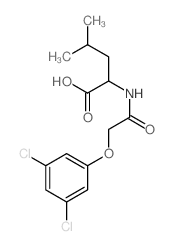 Leucine,N-[(3,5-dichlorophenoxy)acetyl]-, L- (8CI) Structure