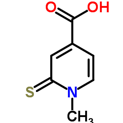1-Methyl-2-sulfanylpyridinium-4-carboxylate Structure