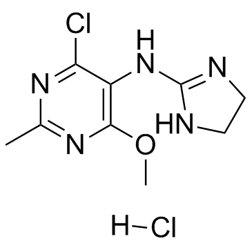 Moxonidine hydrochloride structure