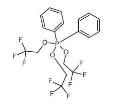 diphenyl-tris(2,2,2-trifluoroethoxy)-λ5-phosphane Structure