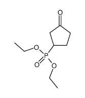 diethyl (RS)-3-oxocyclopentylphosphonate Structure