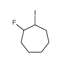 1-fluoro-2-iodocycloheptane结构式