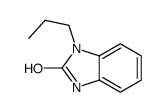 1,3-二氢-1-丙基-(9ci)-2H-苯并咪唑-2-酮结构式
