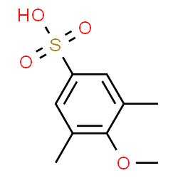 Benzenesulfonic acid, 4-methoxy-3,5-dimethyl- (9CI) Structure