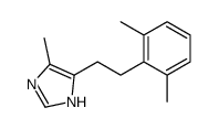 1H-Imidazole,4-[2-(2,6-dimethylphenyl)ethyl]-5-methyl-(9CI) Structure