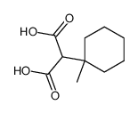(1-methyl-cyclohexyl)-malonic acid结构式