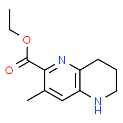 1,5-Naphthyridine-2-carboxylicacid,5,6,7,8-tetrahydro-3-methyl-,ethylester(9CI)结构式