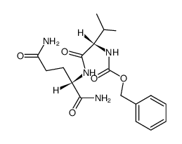 Cbz-Val-Gln-NH2 Structure
