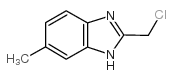2-(chloromethyl)-5-methyl-3H-benzoimidazole structure