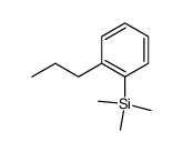 [2-Propyl-phenyl]-trimethyl-silan结构式