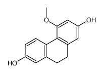 4-甲氧基-9,10-二氢菲-2,7-二醇结构式