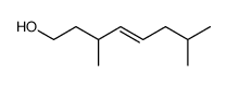 (E)-3,7-dimethyl-4-octen-1-ol Structure